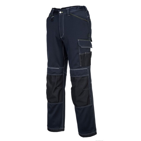 Pantalon de travail multipoches coupe urbaine PW3 Marine/noir – Portwest T601