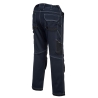 Pantalon de travail multipoches coupe urbaine PW3 Marine/noir – Portwest T601