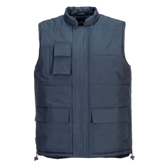 Gilet de froid sans manches classique multipoches Marine – Portwest S415NAR