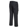 Pantalon de travail ripstop stretch multipoches genouillères Noir – Portwest T802