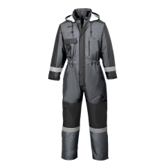 Combinaison hiver matelassée imperméable grand froid Gris – Portwest S585