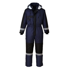Combinaison hiver matelassée imperméable grand froid Marine – Portwest S585
