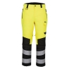 Pantalon d'expédition haute visibilité matelassé duvet imperméable Jaune/noir – Portwest EV402