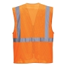 Gilet haute visibilité MeshAir multipoches classe 2 Orange – Portwest C376