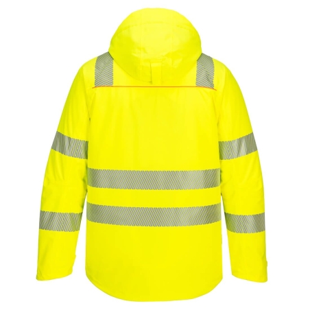 Parka haute visibilité isolante classe 3 grand froid Jaune/noir – Portwest DX461