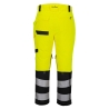 Pantalon d'expédition haute visibilité matelassé duvet imperméable Jaune/noir – Portwest EV402