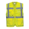 Gilet haute visibilité MeshAir multipoches classe 2 Jaune – Portwest C376