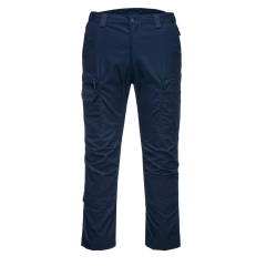 Pantalon de travail ripstop stretch multipoches genouillères Marine – Portwest T802