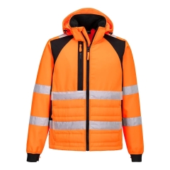 Veste hybrid baffle haute visibilité classe 3 éco-conçue Orange/noir – Portwest CD863