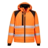 Veste hybrid baffle haute visibilité classe 3 éco-conçue Orange/noir – Portwest CD863
