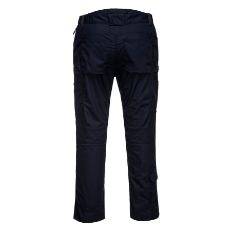 Pantalon de travail ripstop stretch multipoches genouillères Marine – Portwest T802