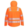 Veste softshell haute visibilité classe 3 à capuche Orange/noir – Portwest DX475