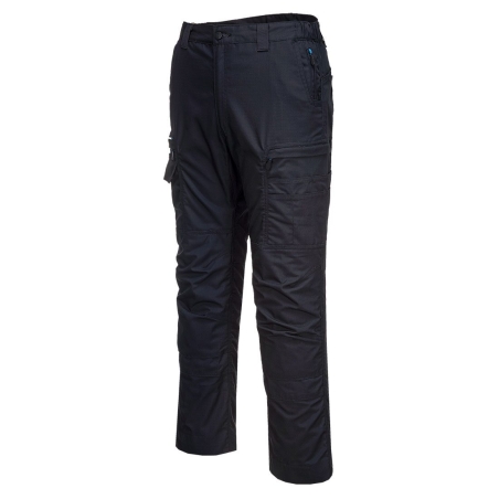 Pantalon de travail ripstop stretch multipoches genouillères Marine – Portwest T802