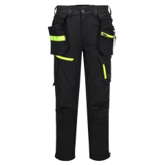 Pantalon de travail stretch léger holsters amovibles EV4 Noir – Portwest EV446