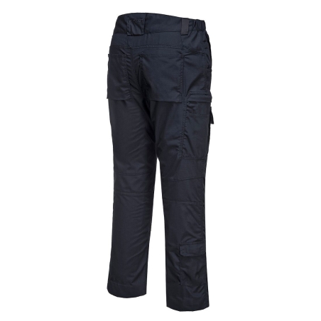 Pantalon de travail ripstop stretch multipoches genouillères Marine – Portwest T802