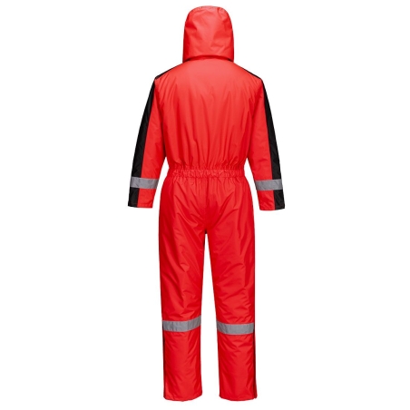 Combinaison hiver matelassée imperméable grand froid Rouge – Portwest S585