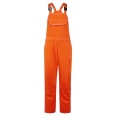 Cotte à bretelles ignifugée protection arc électrique Orange – Portwest BZ444