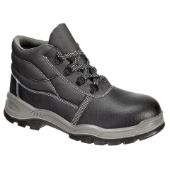 Brodequin de sécurité S3 cuir résistant à l'eau embout acier Noir – Portwest FW23