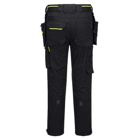 Pantalon de travail stretch léger holsters amovibles EV4 Noir – Portwest EV446