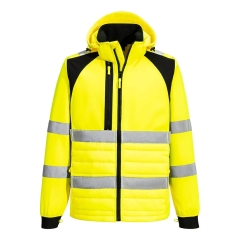 Veste hybrid baffle haute visibilité classe 3 éco-conçue Jaune/noir – Portwest CD863