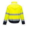 Blouson haute visibilité 2-en-1 doublé polaire classe 3 Jaune/marine – Portwest C464