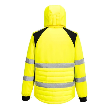 Veste hybrid baffle haute visibilité classe 3 éco-conçue Jaune/noir – Portwest CD863