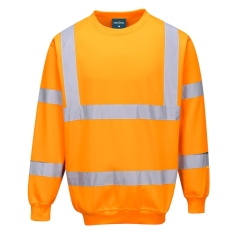 Sweatshirt haute visibilité classe 3 Orange – Portwest B303