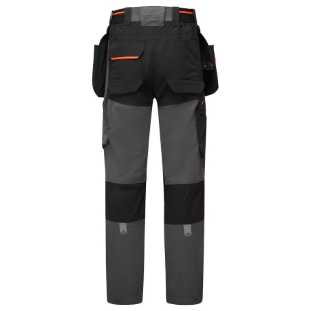 Pantalon de travail stretch léger holsters amovibles EV4 Gris métal – Portwest EV446