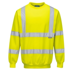 Sweatshirt haute visibilité classe 3 Jaune – Portwest B303