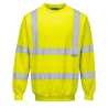 Sweatshirt haute visibilité classe 3 Jaune – Portwest B303