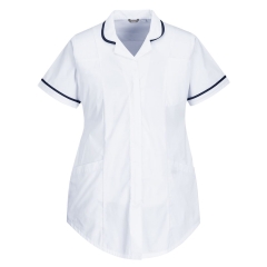 Tunique de maternité stretch coupe flatteuse Blanc – Portwest LW18