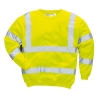 Sweatshirt haute visibilité classe 3 Jaune – Portwest B303