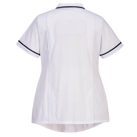 Tunique de maternité stretch coupe flatteuse Blanc – Portwest LW18
