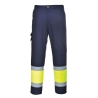 Pantalon combat haute visibilité bicolore classe 1 Jaune/marine – Portwest E049