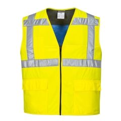 Gilet haute visibilité rafraîchissant anti-stress thermique Jaune – Portwest CV02