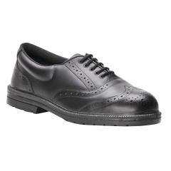 Chaussure ville brogue en cuir pleine fleur S1P Noir – Portwest FW46