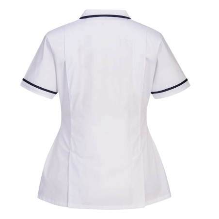 Tunique stretch femme tissu sergé extensible Blanc – Portwest LW17