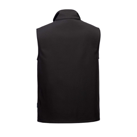 Gilet softshell stretch 2 couches doublé polaire Noir – Portwest TK22