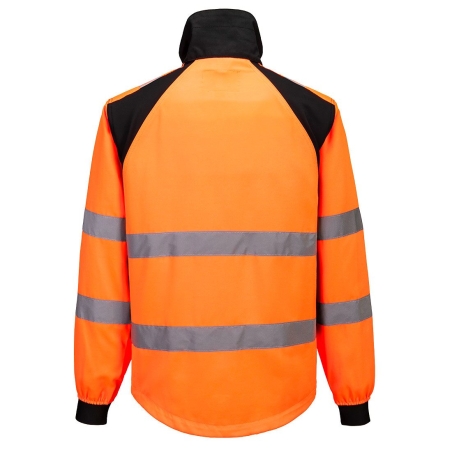 Veste de travail haute visibilité WX2 Eco recyclée classe 2/3 Orange/noir – Portwest CD861