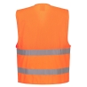Gilet haute visibilité semi-maille respirant avec porte badge Orange – Portwest C494