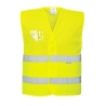 Gilet haute visibilité semi-maille respirant avec porte badge Jaune – Portwest C494