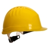 Casque de sécurité industriel ventilé à roue à cliquet Jaune – Portwest PS62