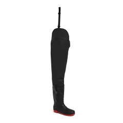 Cuissardes waders de sécurité S5 étanches antistatiques Noir – Portwest FW71