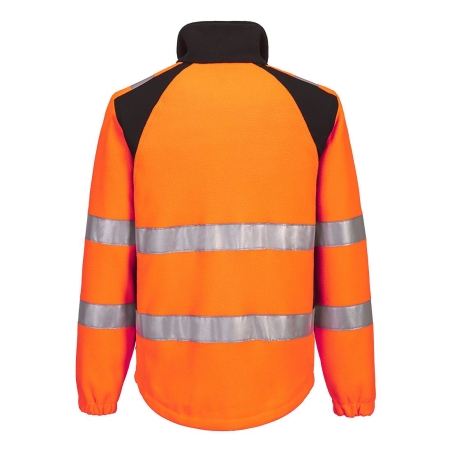 Sweat haute visibilité éco-conçu WX2 classe 2/3 Orange/noir – Portwest CD807