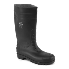 Botte de sécurité Wellington PVC/Nitrile étanche S4 Noir – Portwest FW94