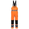 Cotte à bretelles haute visibilité éco-conçue WX2 Orange/noir – Portwest CD852