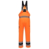 Cotte à bretelles haute visibilité éco-conçue WX2 Orange/noir – Portwest CD852
