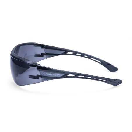 Lunettes de sécurité légères anti-rayures anti-buée Dynamic KN Fumé – Portwest PS10
