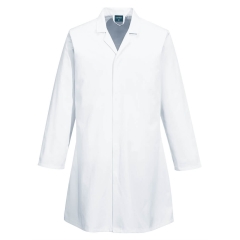 Blouse de travail légère col boutonné Blanc – Portwest 2210