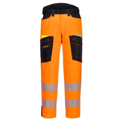 Pantalon de travail stretch haute visibilité DX4 Orange/noir – Portwest DX453